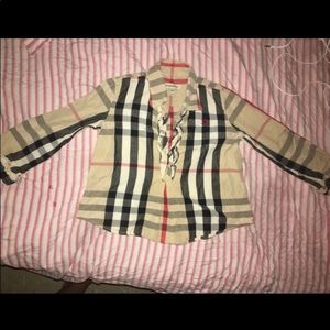 Girls Burberry shirt